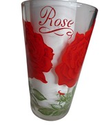 MCM Boscul Peanut Butter Drinking Juice Glass Tumbler Red Rose Estate  5... - $15.20