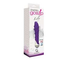 Curve Toys Gossip Lily Waterproof Silicone G-Spot Vibrator Violet - £35.13 GBP