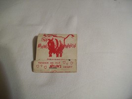 Vintage Austin&#39;s Barbecue Restaurant Dallas Texas TX Matchbook w/ Lucky ... - $19.79