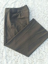 J.Jill Women’s Black Mid Waist Wide Leg Career Pants Sz 6 Stretch  - £15.50 GBP