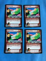 X4 DRAGON BALL Z RED FACE STRIKE DBZ CCG TRADING CARD DBZ FREE SHIPPING! - $4.94