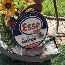 Vintage 1952 Esso Extra Motor Oil &#39;&#39;Little Lulu&#39;&#39; Porcelain Enamel Sign - £98.29 GBP