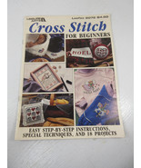 1991 Leisure Arts #2072 Cross Stitch For Beginners Pattern Instruction B... - £7.74 GBP