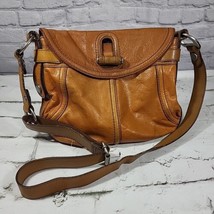 Fossil Vintage Fifty Four Crossbody Leather Shoulder Bag Purse  - £46.70 GBP