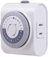 GE Home Electrical 24-Hour Indoor Plug-in Mechanical Timer, Big Button f... - €11,54 EUR