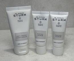 Dr Barbara Sturm (2) Facial Scrub 20mL &amp; (1) Anti-Aging Body Cream 1.75oz - $13.30