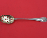 Bead by Whiting Sterling Silver Olive Spoon Gold Washed Pierced Original... - $127.71