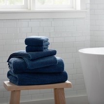 6-Piece Bath Towel Set - 100% Cotton Towel Set 625 GSM Quick Dry Ultra A... - £31.04 GBP