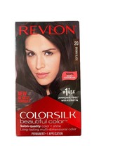 Revlon Colorsilk Beautiful Color Permanent Hair Color 020 Brown Black - $14.84