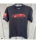 Red Club Grunt Style S/S Shirt Adult Women's L Black US 1776 This We'll Defend - $17.81