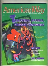 American Way Magazine American Airlines &amp; Eagle June 15 1990 Television Crime - £10.10 GBP