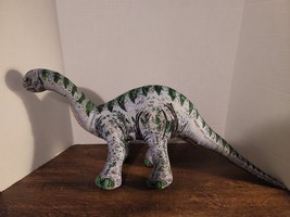 1992 Vintage Applause Purple &amp; Green Dinosaur 26” Long Stuffed Animal Plush HTF! - £23.59 GBP