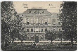 Postcard Serbia Belgrade Zemun Semlin Real Hi School - £15.63 GBP