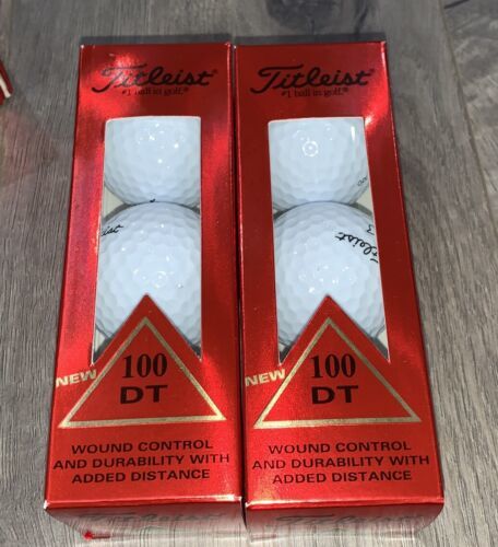 Primary image for Titleist 100 DT Set Of 6 Total Golf Balls