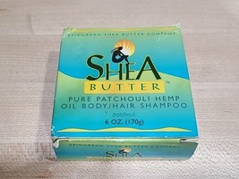 Epicurean Shea Butter Co. Soap Brick Pure Patchouli Hemp Oil Body Hair S... - $196.72 MXN