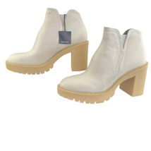 Dolce Vita Cache H20 Boots Ivory Size 9.5 Ankle Booties Platform Waterpr... - $74.36