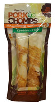 Premium Rawhide-Free Pork Chomps Real Chicken Wrapped Rolls for Dogs - £9.29 GBP+