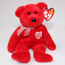 Ty Beanie Babies I Love You Red Bear Collectible Secret Plush Toy 2003 W... - $9.75