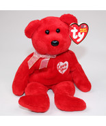 Ty Beanie Babies I Love You Red Bear Collectible Secret Plush Toy 2003 W... - £7.66 GBP