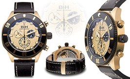 NEW Brandt &amp; Hoffman 14060 Mens Swiss Chronograph Dunbar Collection Classy Watch - £79.09 GBP