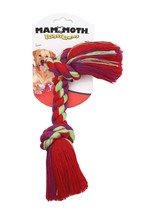 Mammoth Pet Products Cotton Blend Color Rope Bone Dog Toy Assorted 1ea/16 in, XL - £8.64 GBP