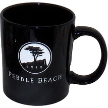 Pebble Beach Golf Course Lone Cypress 3D Heritage Logo Est 1919 Venti Coffee Mug - £29.86 GBP