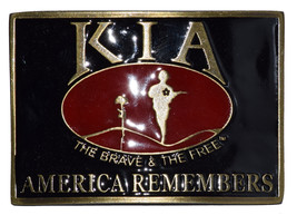 KIA AMERICA REMEMBERS - Cast Belt Buckle - $23.00