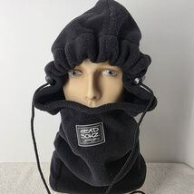 Head Sokz By Gotta Go Inc Black Made in USA OSFA Head Neck Cover Fleece - $276.76 MXN