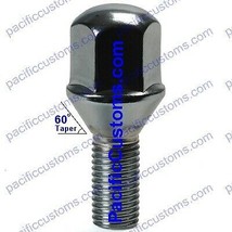 14mm Chrome Lug Bolts With 60 Degree Taper For Empi Wheels, 10 Pack - $49.95