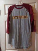 Harry Potter Gryffindor Girls Juniors Nightgown Raglan Double Sided Size 14 Hogw - £8.64 GBP