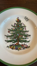 Spode Christmas Tree 10.5&quot; dinner plate Single Set Of 4 New S3324-A21 - £75.26 GBP