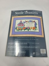 New Needle treasures Bless Our Nest Birds Flowers Counted Cross Stitch Kit - £12.33 GBP