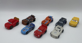 Disney Pixar Cars Lot of 8 Lightning McQueen Apple Icar 84 Dinoco Nitroa... - $14.24