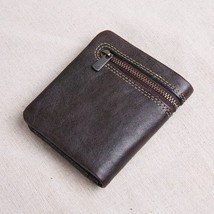 AETOO Mini purse men and women handmade leather ultra-thin soft leather wallet f - £21.92 GBP