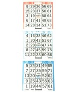 Bingo Paper Pack of 25 cards Cards  Red, White and Blue One - $12.19