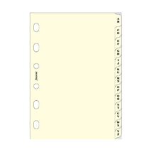 Filofax Pocket A-Z Index with 2 Letters Per Tab - Cream  - $46.00