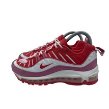 Nike Air Max 98 Track Red Magic Flamingo Valentine’s Day Shoes Womens 6 - £70.05 GBP