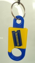 Vintage Blockbuster Video Keychain - Blue &amp; Yellow - New Old Stock - £11.40 GBP