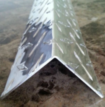 1 Pc of 1" x 1" x 48" Aluminum Diamond Plate .063 Corner Guard Angle Protector - £60.53 GBP