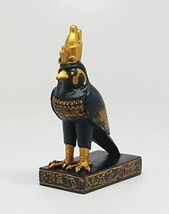 Horus Miniature Figurine Statue Egyptian Deity Figure 3 Inches Tall Resin - $15.82
