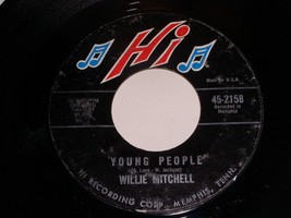 Willie Mitchell Young People Kitten Korner 45 RPM Record Vintage Hi Label - £11.79 GBP