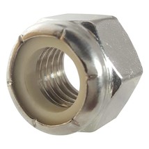 x50 HEX LOCKNUTS NYLOCK NYLON INSERT ZINC PLATED STEEL NUT 1/4-20 EXPEDI... - $5.99