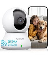 Blurams Indoor Security Camera, 2K Pet Camera, 5Ghz/2.4Ghz Dual-Band,, C... - $64.22 CAD