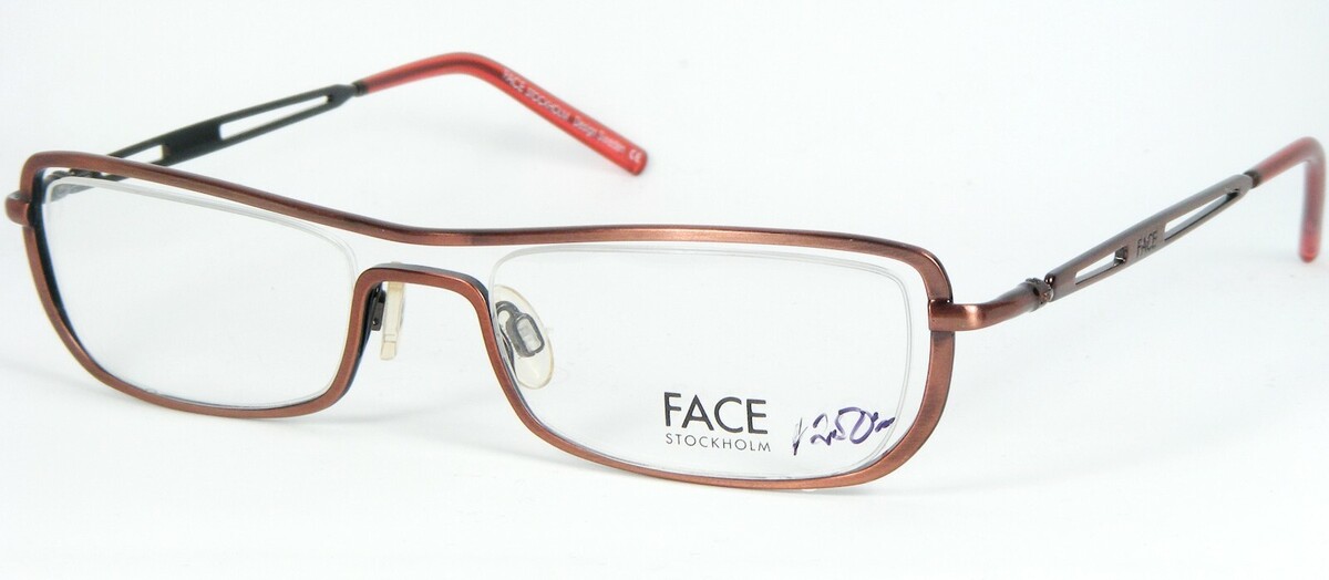 FACE Stockholm HAPPY 1 K029A Rojo Cobre Gafas Marco 50-19-135mm - $56.42