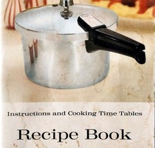 1962 Presto Pressure Cooker Instruction Manual Recipe Cookbook 1st Editi... - $368.12 MXN