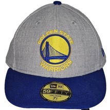Golden State Warriors New Era 59Fifty Hat Cap Fitted 7-5/8 Adult Low Pro... - $29.69