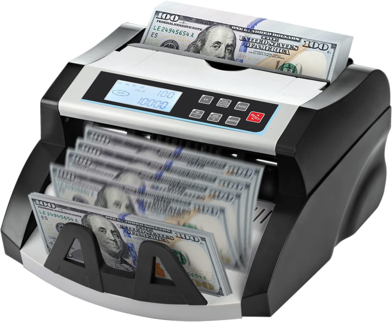 Money Counter Machine UV/MG/MT/IR Detection Bill Counter,Us Dollar Value... - $180.56