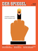 Donald Trump Der Spiegel Magazine Cover Poster Europe Mocking 14x21 24x36&quot; 27x40 - £9.51 GBP+
