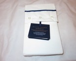 Ralph Lauren Palmer Percale Organic Standard Pillowcases $125 Harbor Blu... - £45.86 GBP