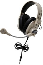 Califone 3066AVT Deluxe Multimedia Stereo Headset with To Go Plug - £26.15 GBP